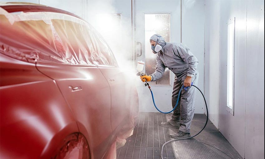 etapele vopsirii masinii